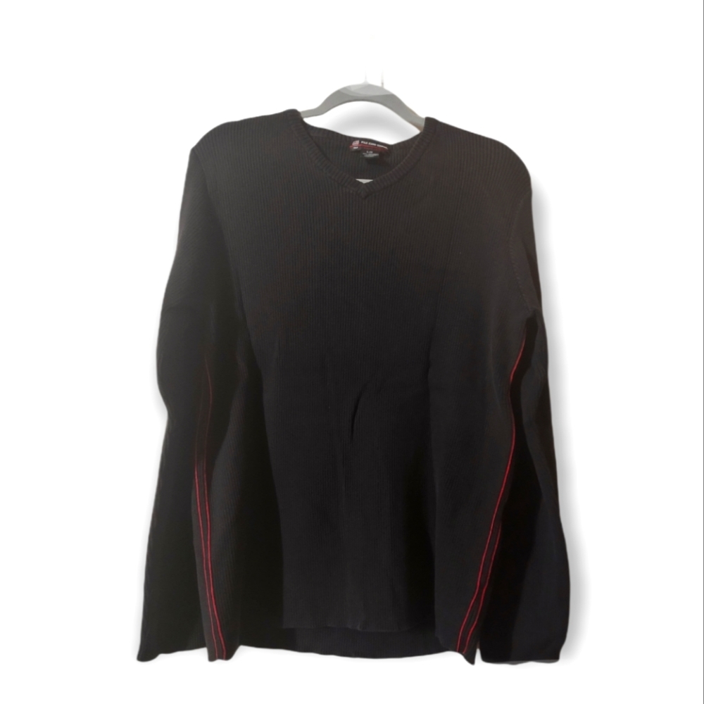 Unisex polo sweater 100% cotton